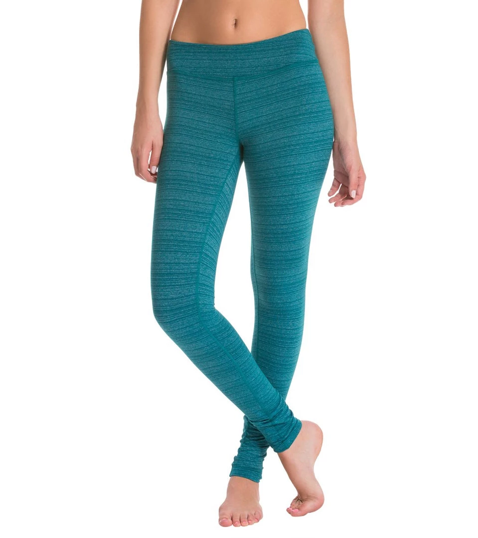 Beyond Yoga Stripe-Hype Long Yoga Leggings Heather Pineneedle Stripe 9 Beyond Yoga Stripe-Hype Long Yoga Leggings Heather Pineneedle Stripe