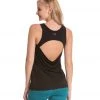 Beyond Yoga Victory Drape Back Tank Black CLOTHING