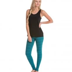 Beyond Yoga Victory Drape Back Tank Black CLOTHING