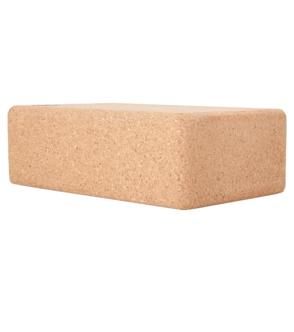 Gaiam Banyan & Bo Natural Cork Yoga Block 6 Gaiam Banyan & Bo Natural Cork Yoga Block