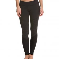 CLOTHING Beyond Yoga Tres Chic Panel Yoga Leggings Black