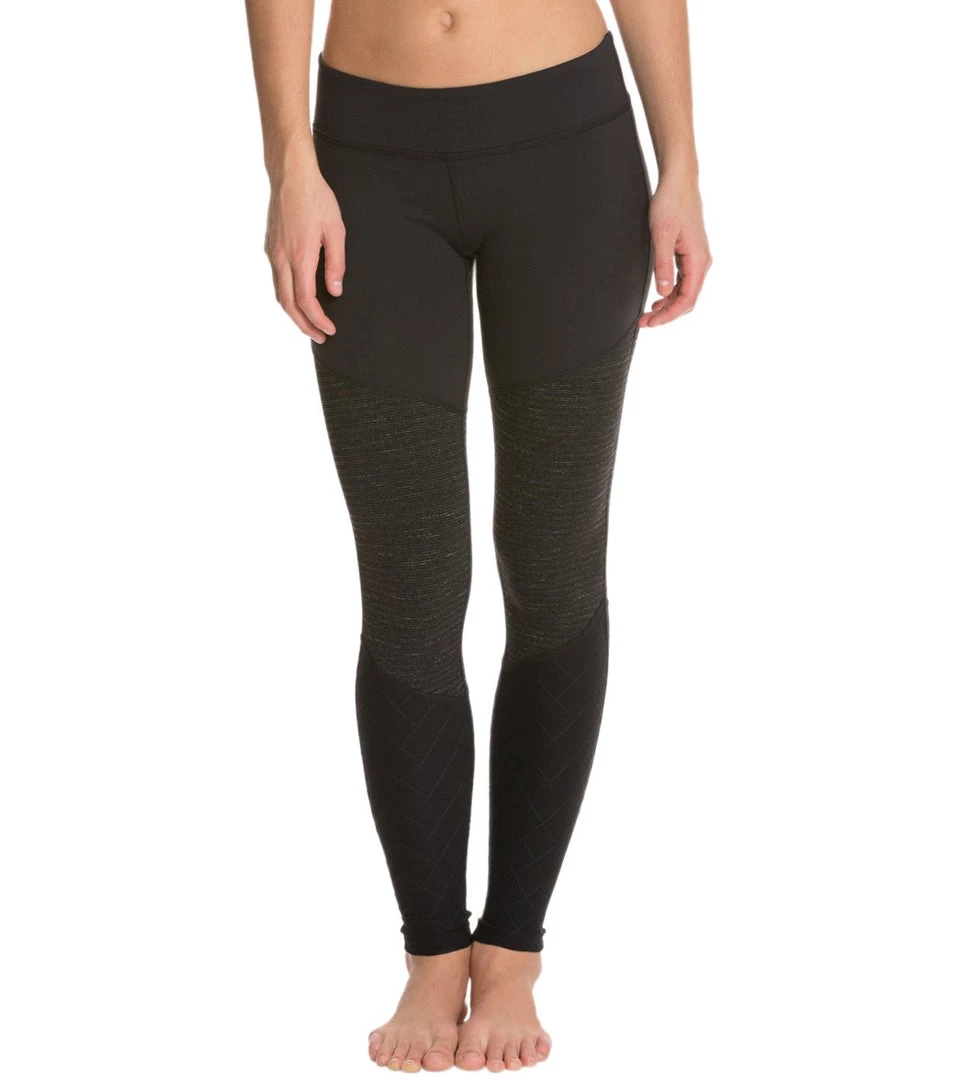 CLOTHING Beyond Yoga Tres Chic Panel Yoga Leggings Black 9 CLOTHING Beyond Yoga Tres Chic Panel Yoga Leggings Black