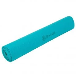 Gaiam 2-Color Yoga Mat 68" 4mm Turquoise Sea YOGA MATS & PROPS
