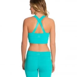 Beyond Yoga Stripe-Hype Baby Doll Bralet Seaglass Stripe CLOTHING