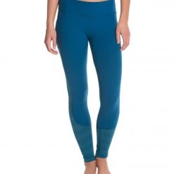 Beyond Yoga Free Spirit Yoga Leggings Heather Moroccan Blue Stripe 10 Beyond Yoga Free Spirit Yoga Leggings Heather Moroccan Blue Stripe