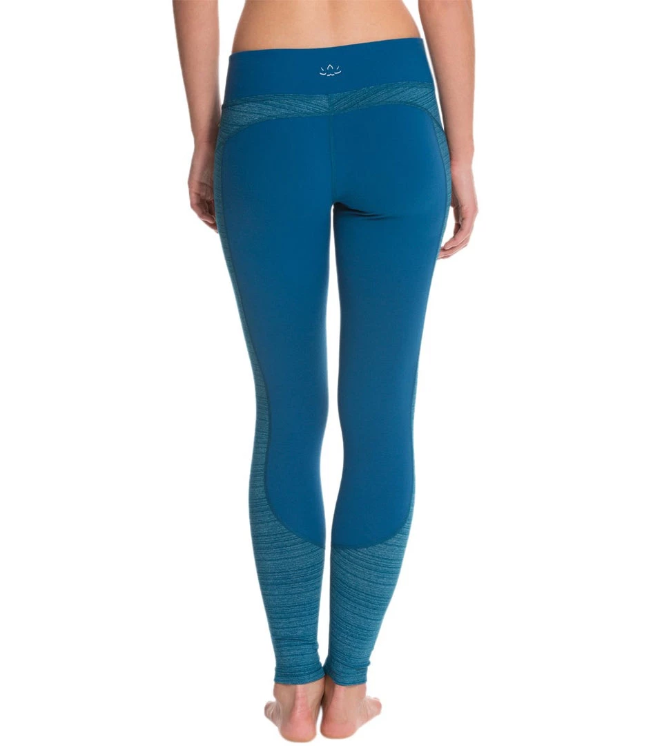 Beyond Yoga Free Spirit Yoga Leggings Heather Moroccan Blue Stripe 5 Beyond Yoga Free Spirit Yoga Leggings Heather Moroccan Blue Stripe