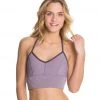 CLOTHING Beyond Yoga Chic Physique Bralet Pink/Heather Gray