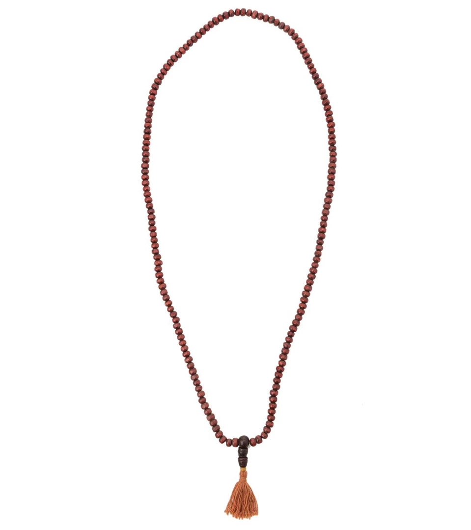 ACCESSORIES Yak & Yeti Wood Japa Mala Beads 3 ACCESSORIES Yak & Yeti Wood Japa Mala Beads