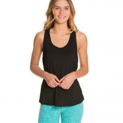 Beyond Yoga Blurred Lines Tank Top Black