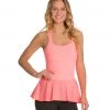 Beyond Yoga Femme Fatale Peplum Yoga Tank Top