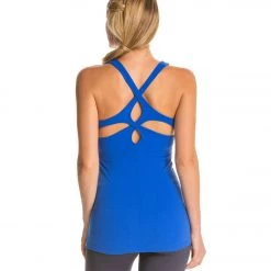 Beyond Yoga Carefree Cut-Out Cami Yoga Tank Top Bright Lapis CLOTHING