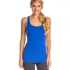 Beyond Yoga Carefree Cut-Out Cami Yoga Tank Top Bright Lapis CLOTHING