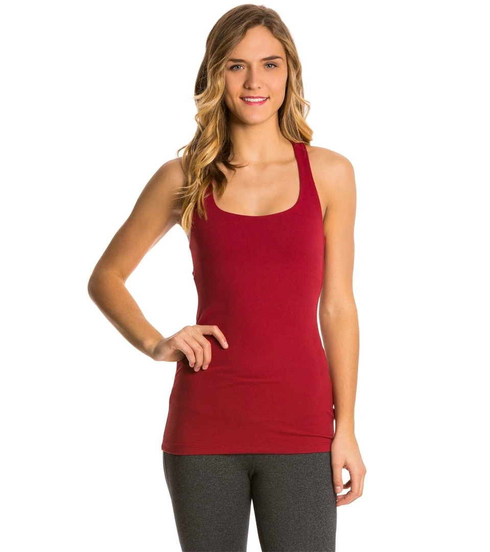Beyond Yoga Carefree Cut-Out Cami Yoga Tank Top Garnet Red CLOTHING 4 Beyond Yoga Carefree Cut-Out Cami Yoga Tank Top Garnet Red CLOTHING