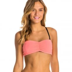 Beyond Yoga Interloop Back Bra Coral Glow