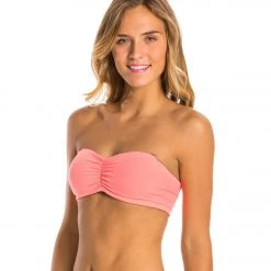 Beyond Yoga Interloop Back Bra Coral Glow