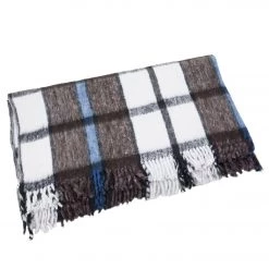 YOGA MATS & PROPS Hugger Mugger Recycled Plaid Blanket Multi