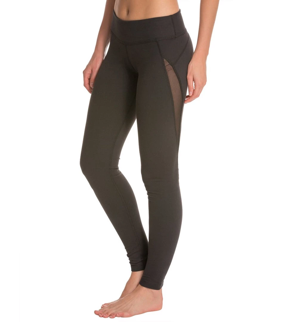 CLOTHING Beyond Yoga Wave Mesh-Pierced Yoga Leggings Black 4 CLOTHING Beyond Yoga Wave Mesh-Pierced Yoga Leggings Black