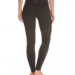 CLOTHING Beyond Yoga Wave Mesh-Pierced Yoga Leggings Black 10 CLOTHING Beyond Yoga Wave Mesh-Pierced Yoga Leggings Black