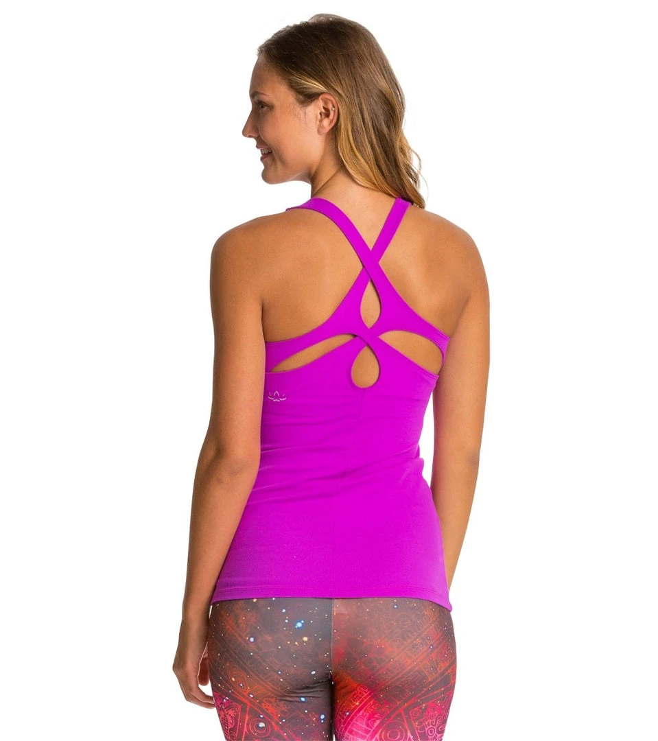 CLOTHING Beyond Yoga EXCLUSIVE! Cut Out Cami Purple Orchid 8 CLOTHING Beyond Yoga EXCLUSIVE! Cut Out Cami Purple Orchid