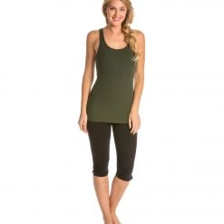 Beyond Yoga Open Back Criss-Cross Yoga TankTop Wintergreen CLOTHING