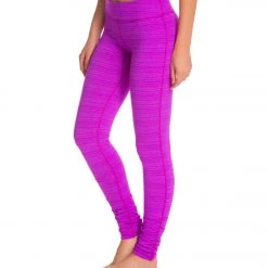 Beyond Yoga EXCLUSIVE! Gathered Long Yoga Leggings Purple Orchid