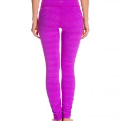 Beyond Yoga EXCLUSIVE! Gathered Long Yoga Leggings Purple Orchid