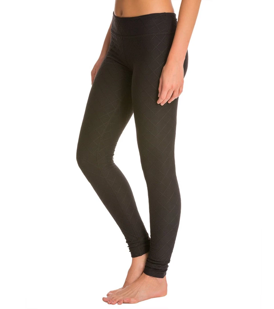 Beyond Yoga Quilted Essential Long Yoga Leggings Black 4 Beyond Yoga Quilted Essential Long Yoga Leggings Black
