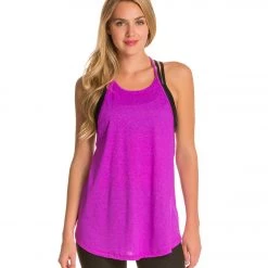 CLOTHING Beyond Yoga Ethereal Halter Tank Purple Orchid