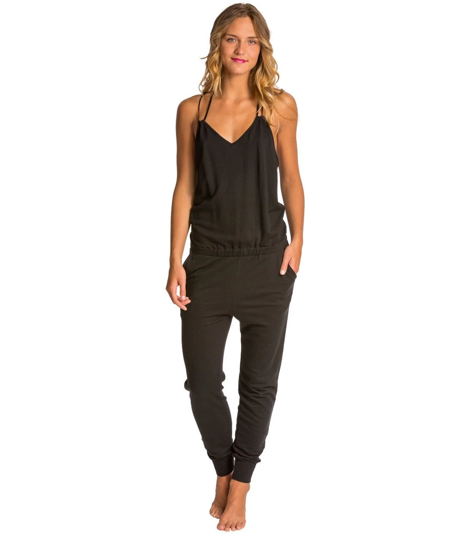 CLOTHING Beyond Yoga French Terry Mesh Back Yoga Jumper Black 7 CLOTHING Beyond Yoga French Terry Mesh Back Yoga Jumper Black