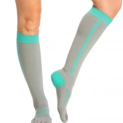 Toesox Zoe Compression Knee High Yoga Socks