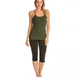 Beyond Yoga Slim Racerback Yoga Tank Top Wintergreen