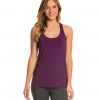 Beyond Yoga Sleek Stripe Split Racer Yoga Tank Top Imperial Violet CLOTHING 2 Beyond Yoga Sleek Stripe Split Racer Yoga Tank Top Imperial Violet CLOTHING