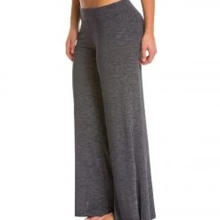 Beyond Yoga Cloud Heather Ankle-Tie Yoga Flare Pants Heather Gray
