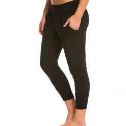 Beyond Yoga Cozy Fleece Long Freestyle Joggers Black