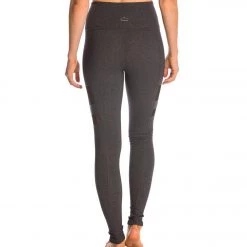 CLOTHING Beyond Yoga High Waist Striped Mesh Yoga Long Leggings Heather Gray 11 CLOTHING Beyond Yoga High Waist Striped Mesh Yoga Long Leggings Heather Gray