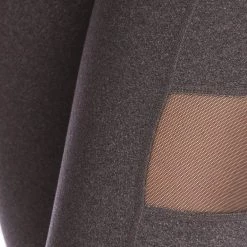 CLOTHING Beyond Yoga High Waist Striped Mesh Yoga Long Leggings Heather Gray 13 CLOTHING Beyond Yoga High Waist Striped Mesh Yoga Long Leggings Heather Gray