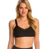 CLOTHING Beyond Yoga Quilted Mesh Lined Yoga Sports Bra Black