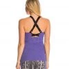 Beyond Yoga Spacedye Double Crossed Yoga Cami Tank Top Faded Denim-Lavender