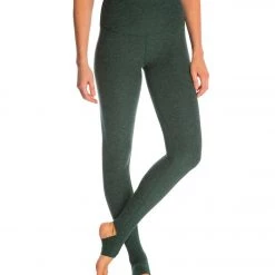 CLOTHING Beyond Yoga Spacedye High Waist Stirrup Yoga Leggings Steel-Vine