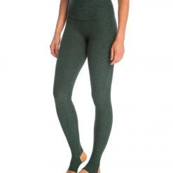 CLOTHING Beyond Yoga Spacedye High Waist Stirrup Yoga Leggings Steel-Vine