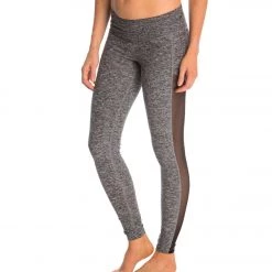 Beyond Yoga Fusion Mesh Yoga Leggings Black/White CLOTHING
