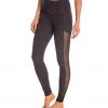 CLOTHING Beyond Yoga Spacedye High Waist Mesh Yoga Leggings Black-Steel