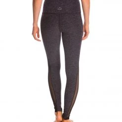 CLOTHING Beyond Yoga Spacedye High Waist Mesh Yoga Leggings Black-Steel 10 CLOTHING Beyond Yoga Spacedye High Waist Mesh Yoga Leggings Black-Steel