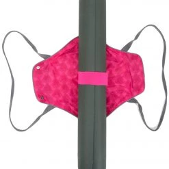 ACCESSORIES Gaiam On-The-Go Yoga Mat Carrier Fuchsia Red/Storm