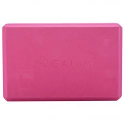 Gaiam Yoga Block Fuchsia Red YOGA MATS & PROPS