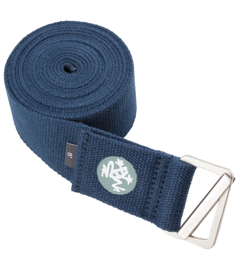 Manduka AligN 8' Yoga Strap Midnight 6 Manduka AligN 8' Yoga Strap Midnight