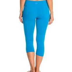 Beyond Yoga Double Panel Mesh Capris Aquatic Blue 10 Beyond Yoga Double Panel Mesh Capris Aquatic Blue
