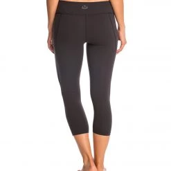 Beyond Yoga Double Panel Mesh Capris Black