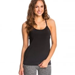 Beyond Yoga Mesh Back Yoga Tank Black