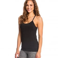 Beyond Yoga Mesh Back Yoga Tank Black